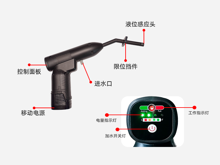 蓄電池加水槍